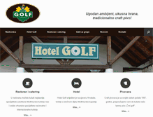 Tablet Screenshot of hotel-golf.hr
